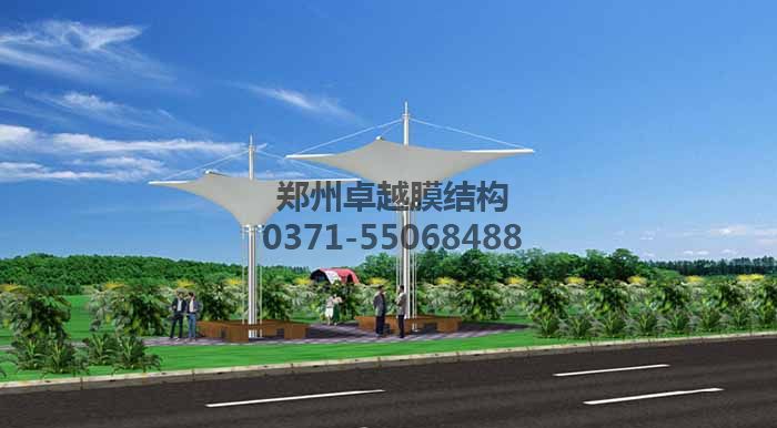 廣場(chǎng)/公園膜結構效果圖三
