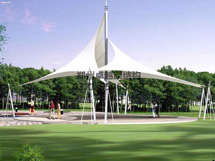 景觀(guān)膜結構造型之飛燕效果圖