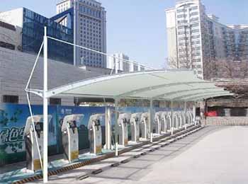 充電站膜結構罩棚實(shí)例四