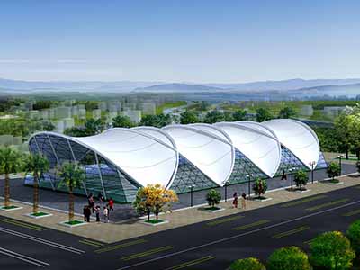 羽毛球館膜結構