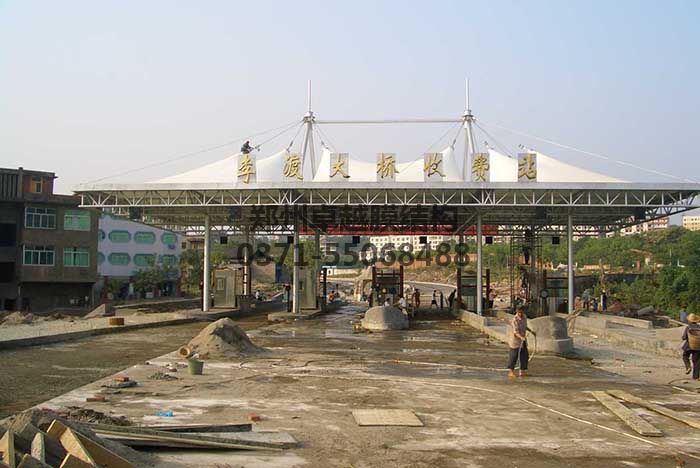 收費站膜結構實(shí)例一