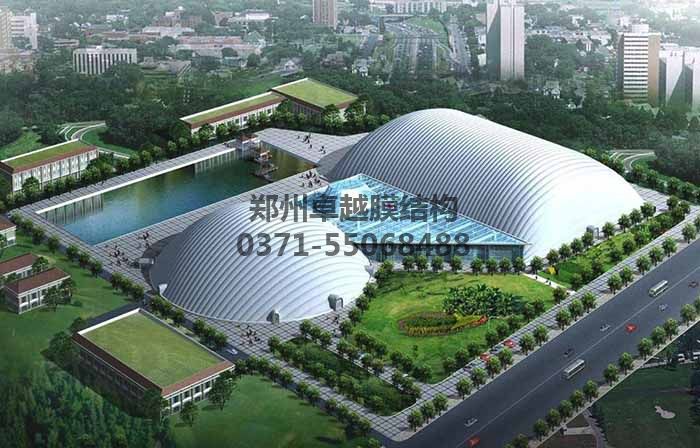 氣膜體育場(chǎng)館設計效果圖一