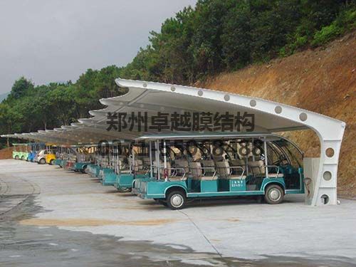 某景區7字型膜結構車(chē)棚