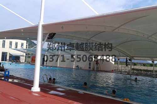 某度假村大跨度游泳池膜結構遮陽(yáng)棚