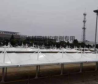 連云港核電廠(chǎng)膜結構車(chē)棚