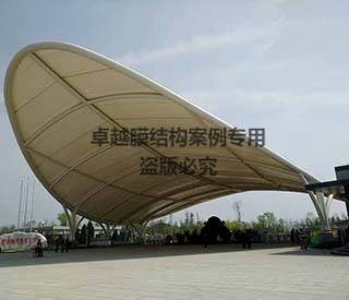 西安植物園大門(mén)膜結構雨棚