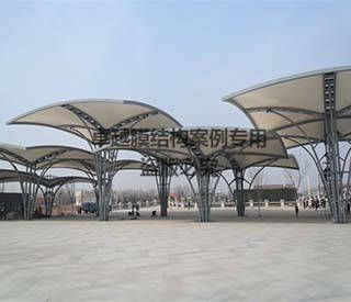 西安世界園林博覽會(huì )大門(mén)膜結構景觀(guān)