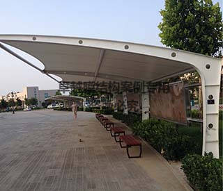 鄭州殯儀館膜結構車(chē)棚