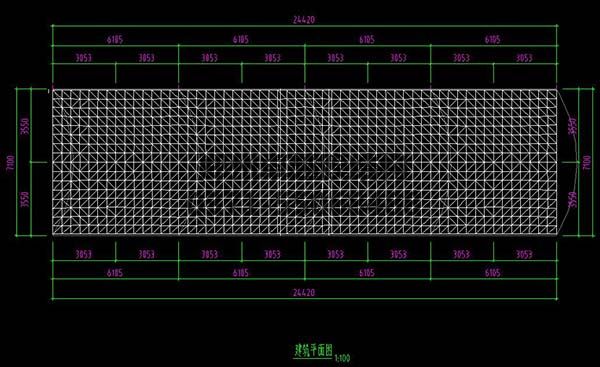 南通百威英博啤酒廠(chǎng)污水處理站反吊膜封閉建筑平面圖