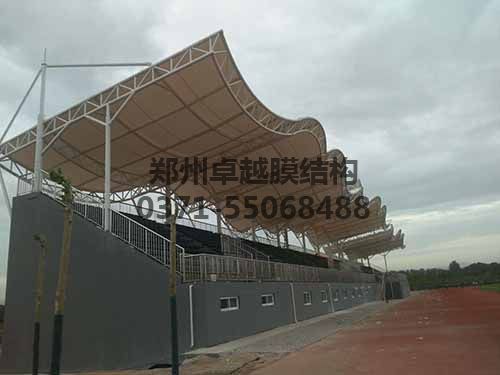 三門(mén)峽社會(huì )管理學(xué)院膜結構看臺案例