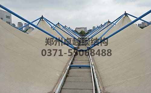 長(cháng)方形調節池反吊膜加蓋2年后回訪(fǎng)照片