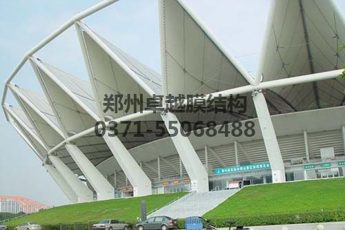 世紀蓮體育場(chǎng)索膜結構細節