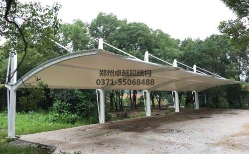 某公園的膜結構車(chē)棚