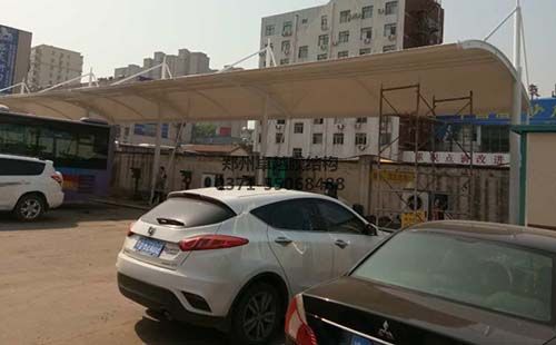 河南平頂山長(cháng)途汽車(chē)站膜結構車(chē)棚