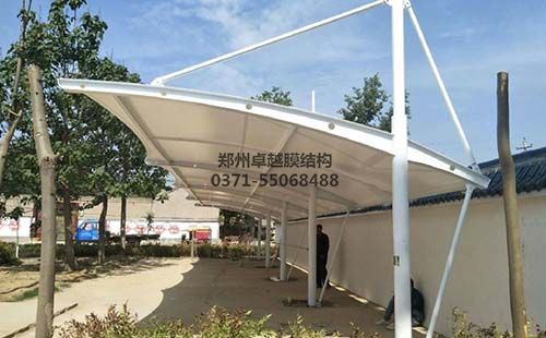 開(kāi)封蘭考縣紅廟衛生院膜結構車(chē)棚