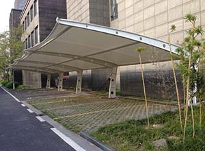 平頂山<font color='red'>膜結構車(chē)棚</font>【廠(chǎng)家直銷(xiāo)】平頂山膜結構停車(chē)棚,張拉膜車(chē)棚