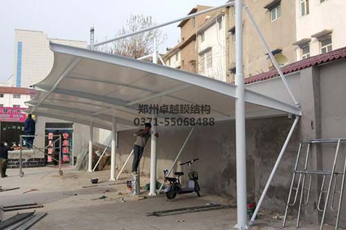 開(kāi)封蘭考縣桐鄉衛生院膜結構車(chē)棚