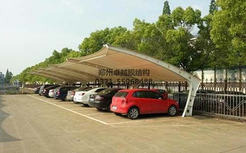 商丘一中新苑膜結構車(chē)棚