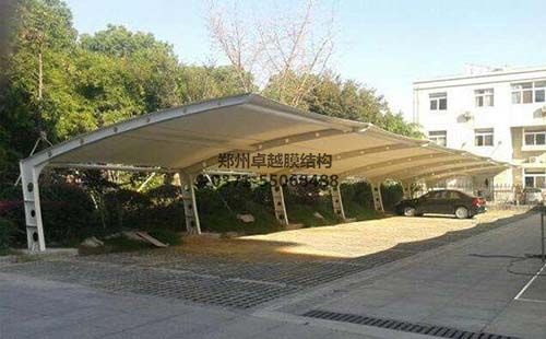 商丘第醫院膜結構車(chē)棚