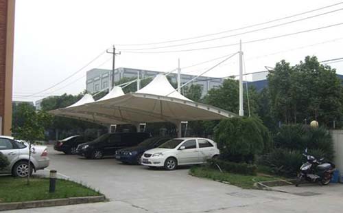 鞏義豫聯(lián)工業(yè)園膜結構車(chē)棚