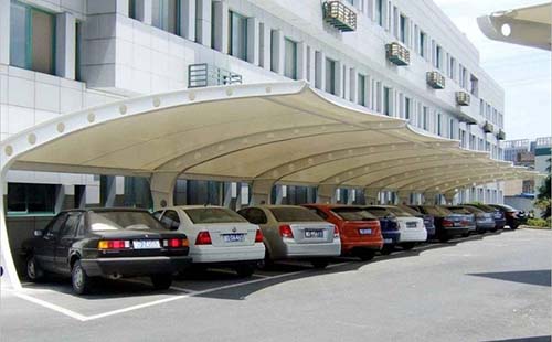 鞏義明泰鋁業(yè)膜結構車(chē)棚