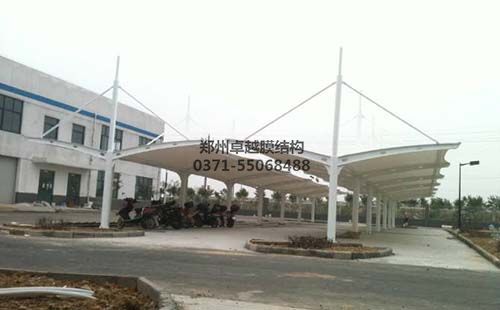 濮陽(yáng)滑縣棉紡廠(chǎng)膜結構車(chē)棚