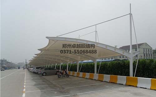 漯河尚達工業(yè)園膜結構車(chē)棚