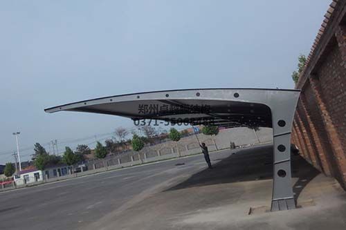 安陽(yáng)太陽(yáng)能試驗廠(chǎng)膜結構車(chē)棚