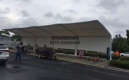 駐馬店華駿車(chē)輛工業(yè)園膜結構車(chē)棚