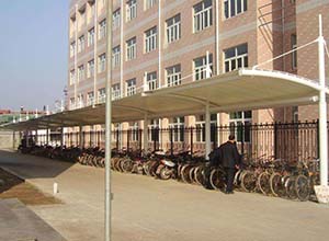 三門(mén)峽<font color='red'>膜結構車(chē)棚</font>【廠(chǎng)家直銷(xiāo)】三門(mén)峽膜結構停車(chē)棚,張拉膜車(chē)棚