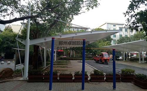 南陽(yáng)臥龍區地稅局住宅膜結構車(chē)棚