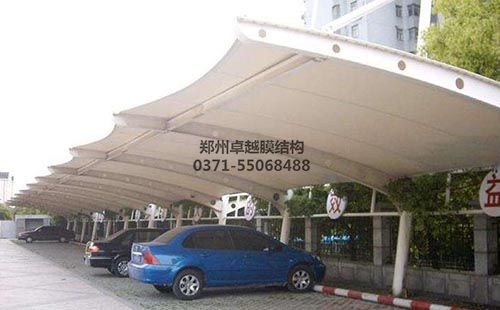 南陽(yáng)唐河縣國稅局膜結構車(chē)棚