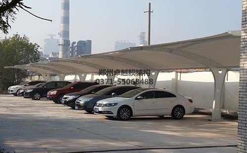 運城地礦小區膜結構車(chē)棚