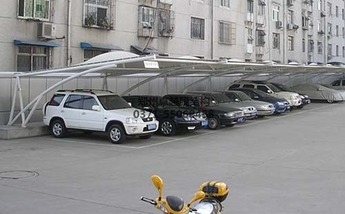 朔州西山庭院膜結構車(chē)棚