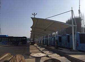 朔州<font color='red'>膜結構車(chē)棚</font>【廠(chǎng)家直銷(xiāo)】朔州膜結構停車(chē)棚,張拉膜車(chē)棚