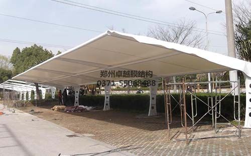 膜結構車(chē)棚材質(zhì)用料一定要達標