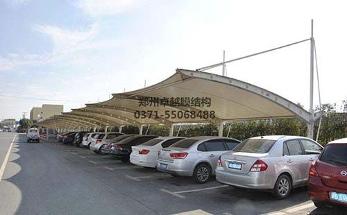 臨汾新東城小區膜結構車(chē)棚