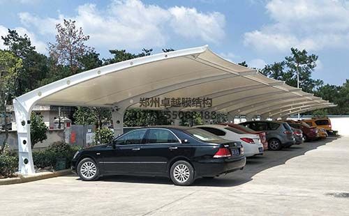7字型膜結構車(chē)棚