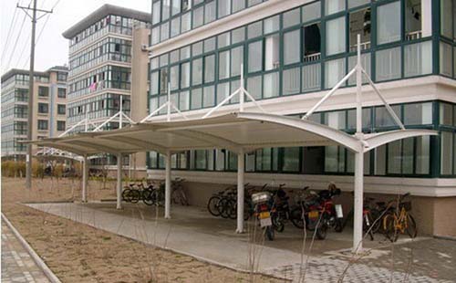 晉城怡景城膜結構車(chē)棚