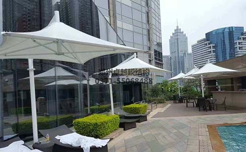 膜結構建筑之遮陽(yáng)傘