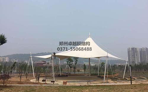 膜結構遮陽(yáng)棚安裝注意事項