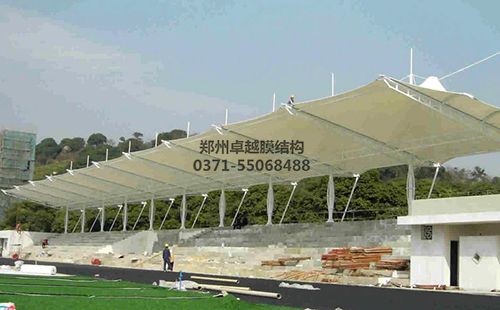 河北滄州第中學(xué)膜結構看臺