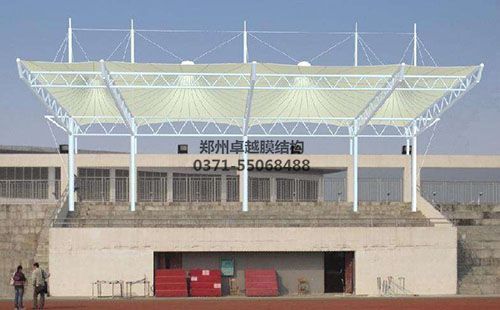 秦皇島東港鎮小學(xué)膜結構看臺