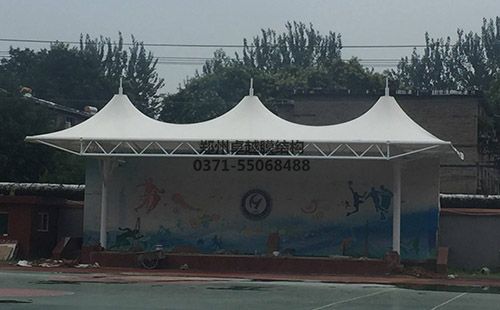 秦皇島職業(yè)技術(shù)學(xué)院膜結構看臺