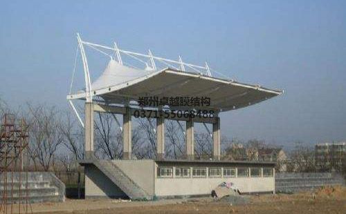 石家莊明澤明澤中專(zhuān)學(xué)校膜結構看臺