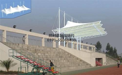 唐山啟新水泥廠(chǎng)中學(xué)膜結構看臺