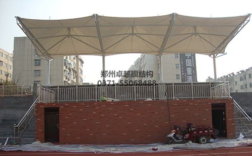 邢臺武家莊小學(xué)膜結構看臺