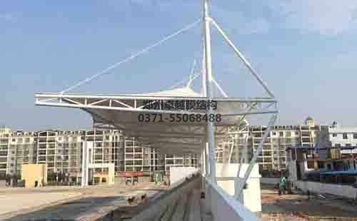 寶雞斗雞中學(xué)膜結構看臺