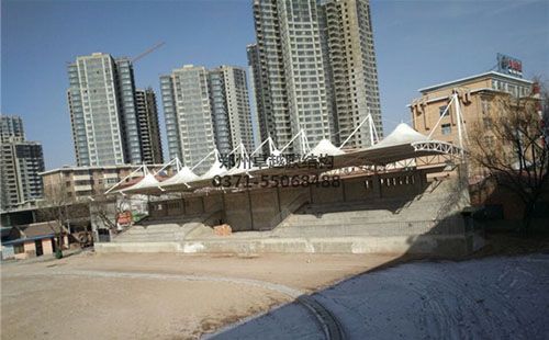 商洛職業(yè)高級中學(xué)膜結構看臺