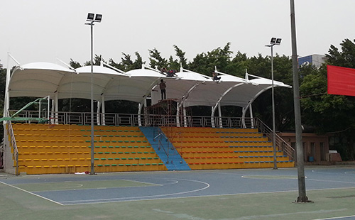 延安寶塔中學(xué)膜結構看臺
